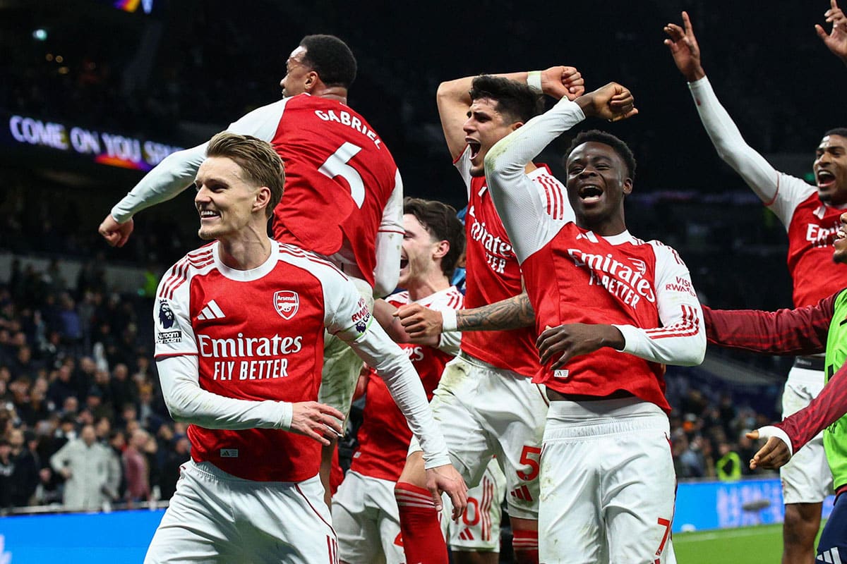 Torjubel Gunners / Arsenal Chelsea Prognose (© Craig Mercer/ Alamy Live News) Arsenal Chelsea Tipp