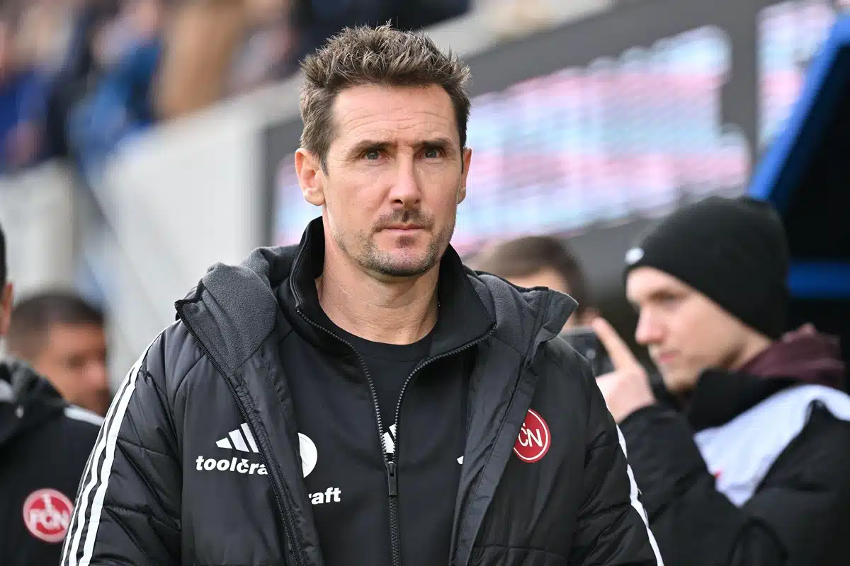 Miroslav Klose / Nürnberg Düsseldorf Prognose (© dpa picture alliance / Alamy Live News) Nürnberg Düsseldorf Tipp