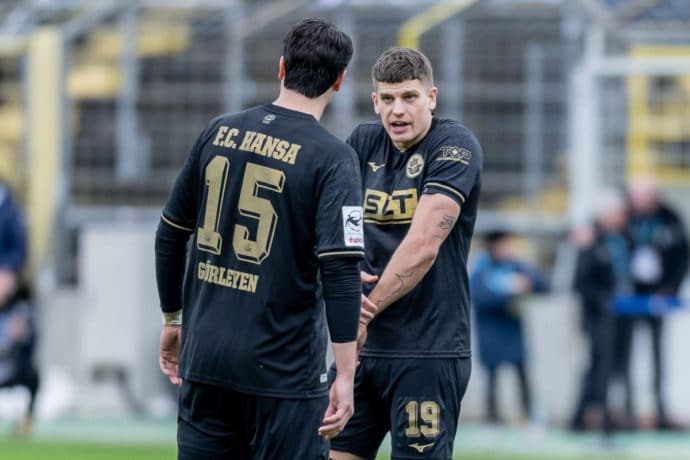 3. Liga Tipps heute Spieltag 29 / Bild zeigt Jan Mejdr von Hansa Rostock (© dpa picture alliance archive) 3. Liga heute 29. Spieltag