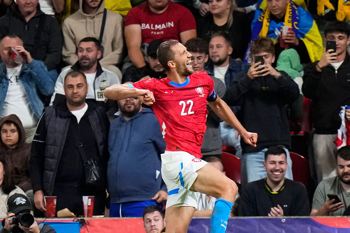 Tomas Soucek / Tschechien Irland Prognose (© Associated Press / Alamy Stock Photo) Tschechien Irland Tipp