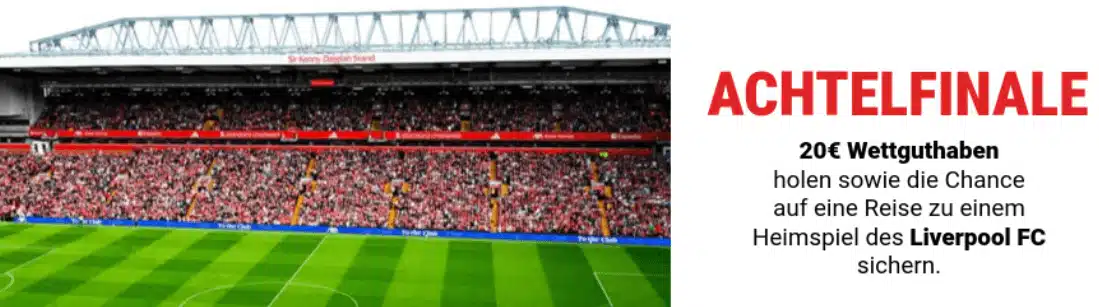 Interwetten 20 Euro Freebet