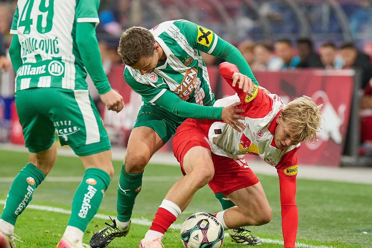 Louis Schaub vs. Frans Krätzig / Red Bull Salzburg SK Rapid Prognose (© Sportimage Ltd / Alamy Stock Photo) Red Bull Salzburg SK Rapid Tipp