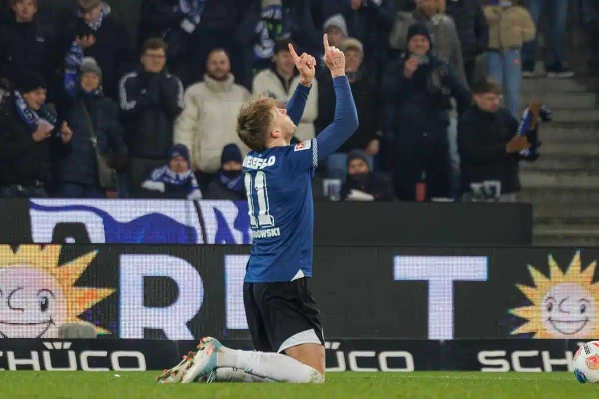 Joel Grodowski / Preußen Münster Bielefeld Prognose (© dpa picture alliance / Alamy Live News) Preußen Münster Bielefeld Tipp