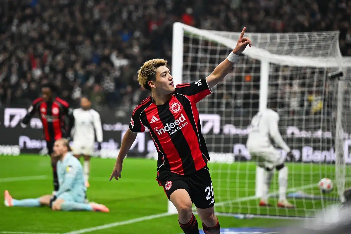 Bild zeigt Ritsu Doan / Frankfurt HSV Prognose (© dpa picture alliance / Alamy Stock Photo) Frankfurt HSV Tipp