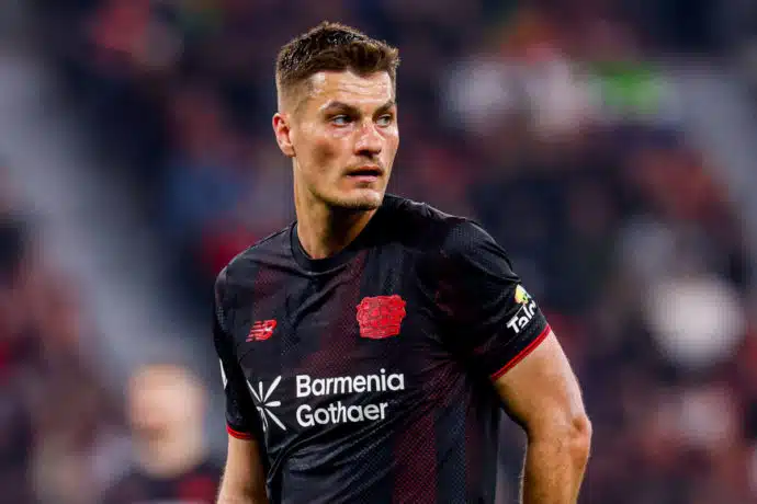 Bild zeigt Patrick Schick / Leverkusen HSV Prognose (© Marcel ter Bals/MTB-Photo/Alamy Live News) Leverkusen HSV Tipp