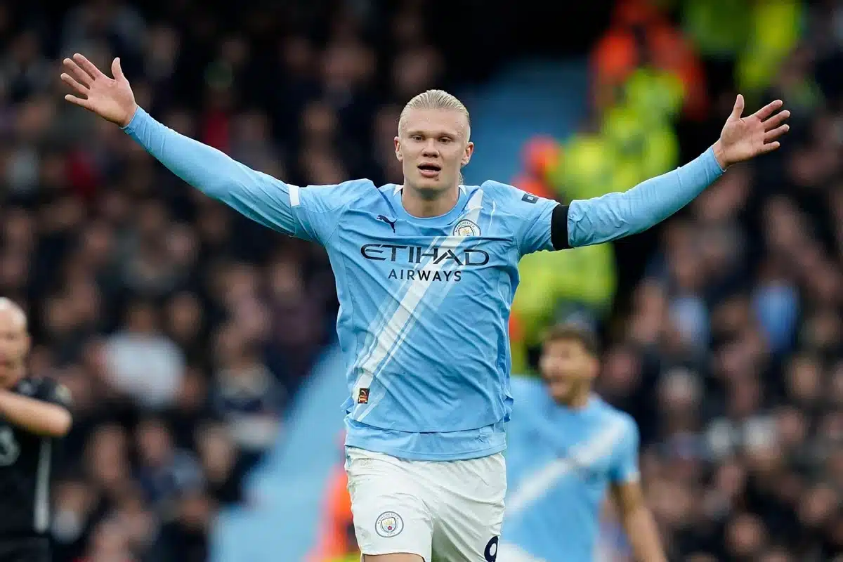 Erling Haaland / Man City Crystal Palace Prognose (© Sportimage Ltd / Alamy Stock Photo) Man City Crystal Palace Tipp