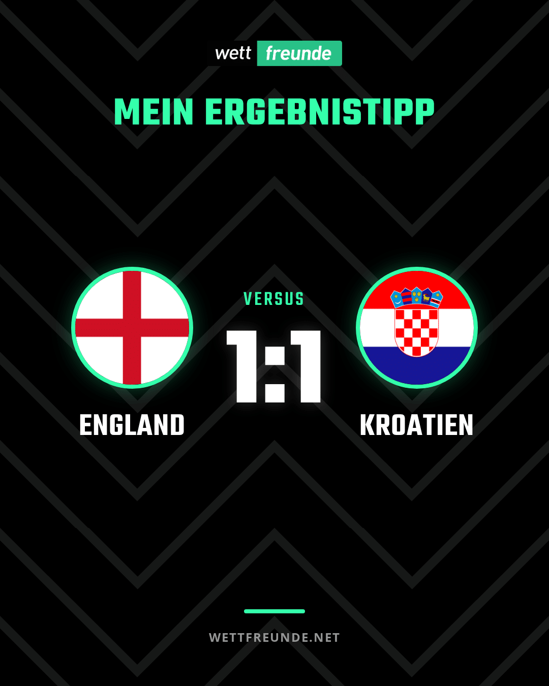 WM Tipp England Kroatien (© wettfreunde.net)