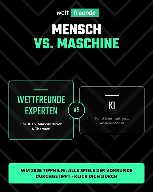 Hier geht's zur WM 2026 Tipphilfe! Experten vs KI - WM Tipphilfe