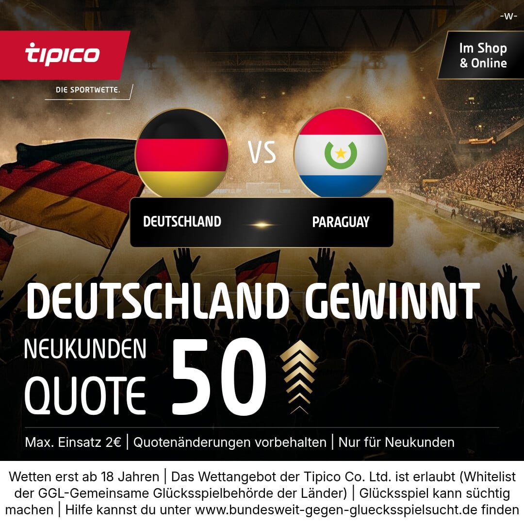 Deutschland Paraguay Tipico Quoten