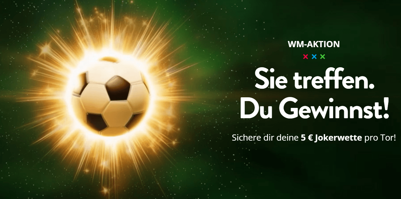 Jetzt mit NEO.bet WM Jokerwette 5€ Jokerwette zur WM mit NEO.bet