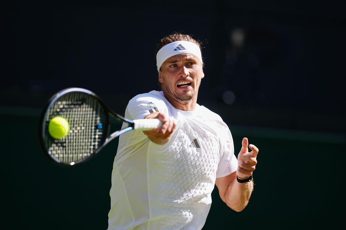 Wimbledon Tipps heute 06.07. Bild zeigt Alexander Zverev (© PA Images / Alamy Stock Photo)