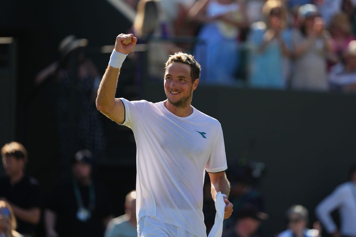 Wimbledon Tipps heute 05.07. Bild zeigt Jan-Lennard Struff (© Associated Press / Alamy Stock Photo)