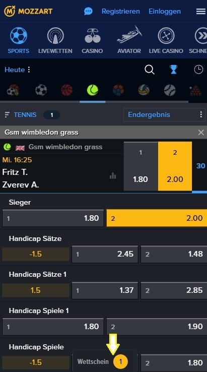 Mozzart Wetten