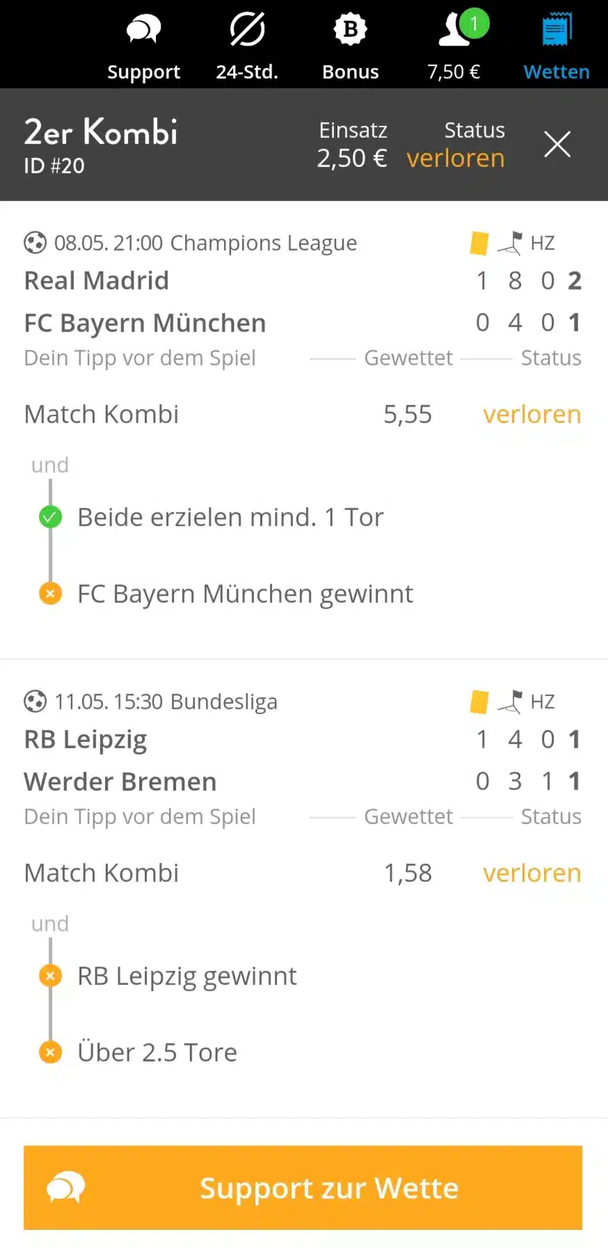 NEO.bet steuerfreie Kombiwette und Wett-Features im Test