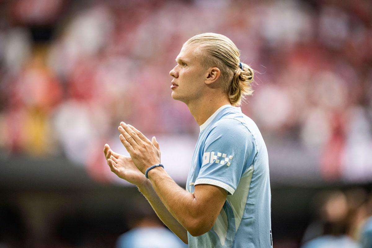 Erling Haaland / Crystal Palace Man City Prognose (© Action Plus Sports Images / Alamy Stock Photo) Crystal Palace Man City Tipp