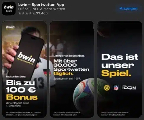 bwin sportwetten app