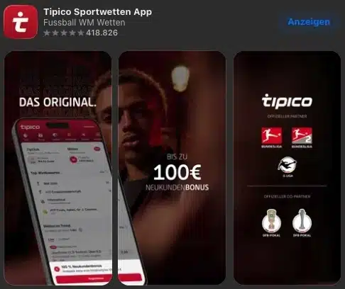 Tipico Sportwetten App