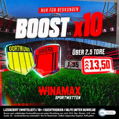 Winamax Quotenboost