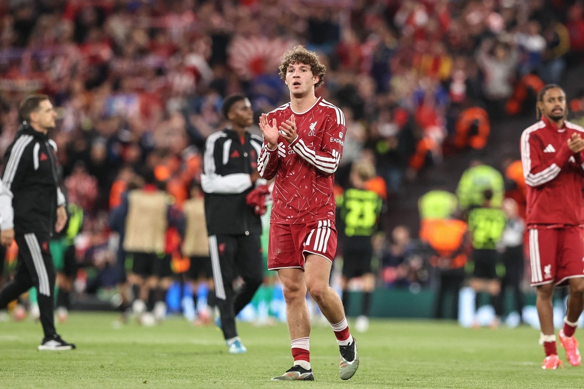 Milos Kerkez / Liverpool Tottenham Prognose (© News Images LTD / Alamy Stock Photo) Liverpool Tottenham Tipp