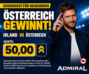 Jetzt Admiral Quotenboost holen Admiral Österreich Quotenboost
