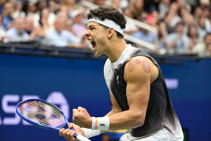 Ben Shelton / US Open Tipps heute 08.09. (© mpi04/MediaPunch) US Open heute 08.09.