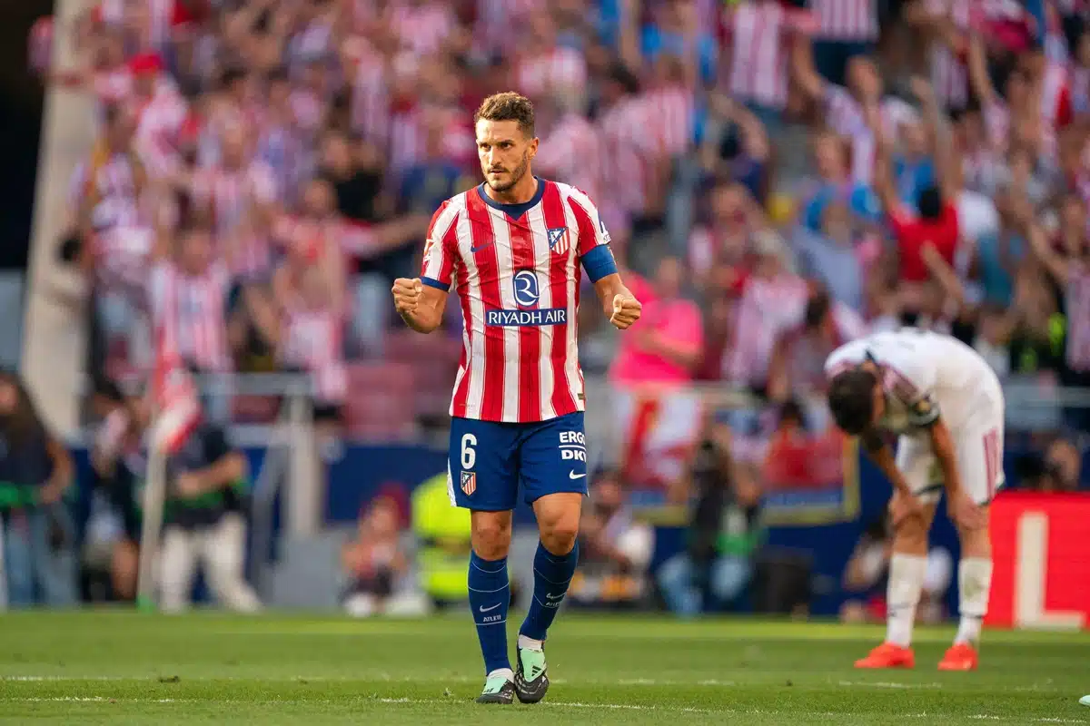 Koke / Atlético Madrid Manchester United Prognose (© Action Plus Sports Images / Alamy Stock Photo) Atlético Madrid Manchester United Tipp