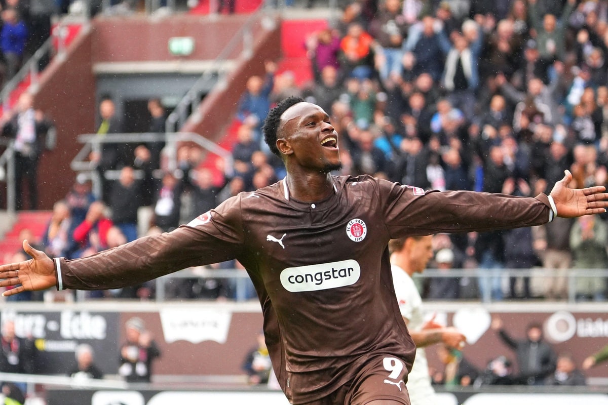 Abdoulie Ceesay / Darmstadt St. Pauli Prognose (© dpa picture alliance archive / Alamy Stock Photo) Darmstadt St. Pauli Tipp