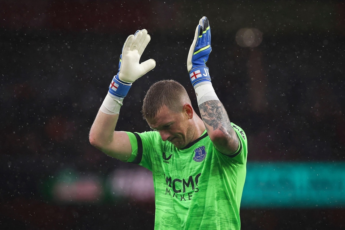 Jordan Pickford / Everton Newcastle Prognose (© Every Second Media / Alamy Stock Photo) Everton Newcastle Tipp