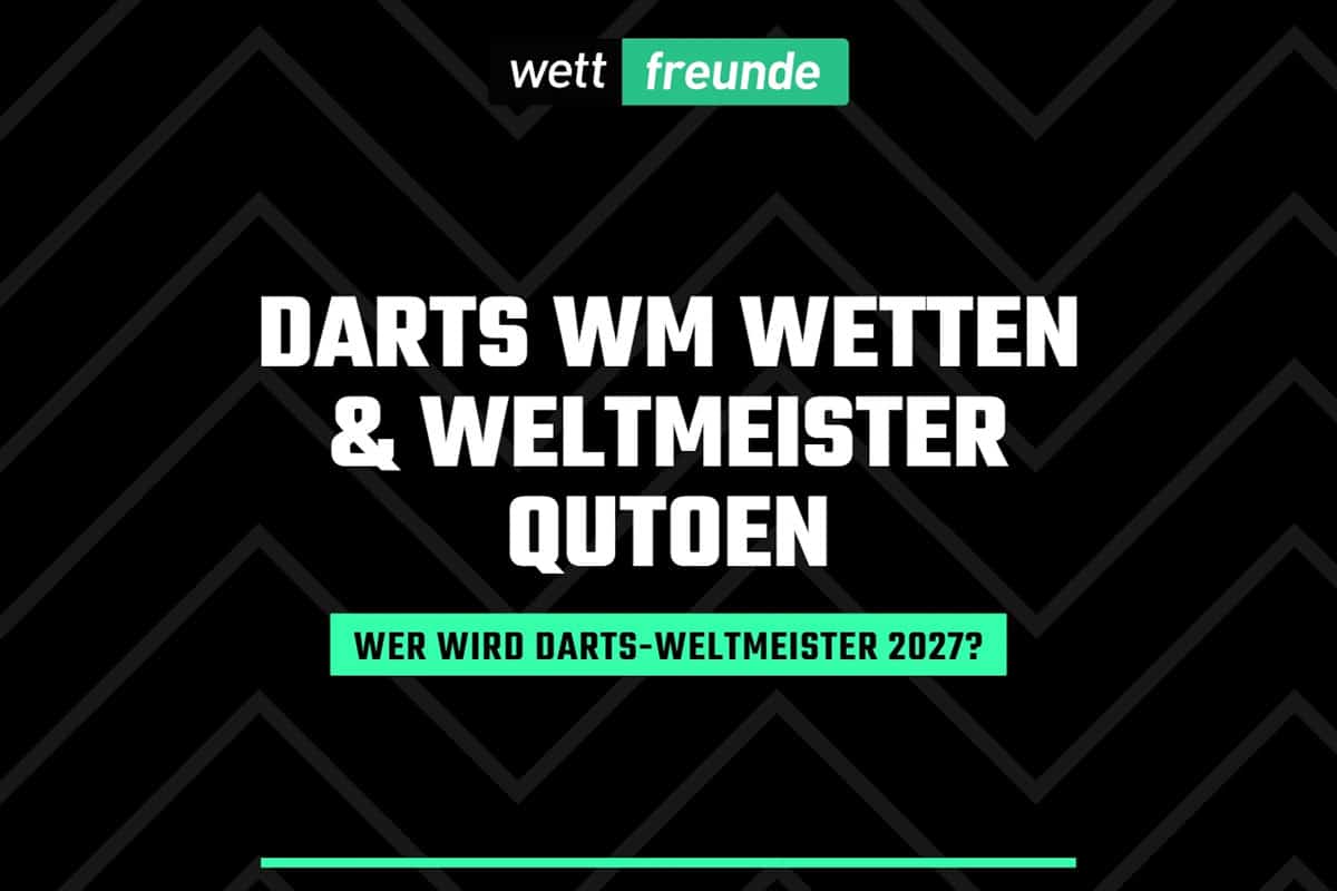 Darts WM Wetten Weltmeister 2027 Quoten