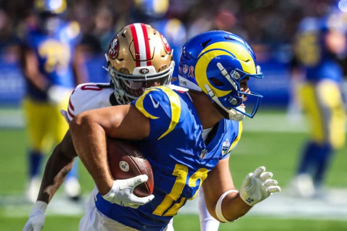 Bild zeigt Puka Nacua / Rams Bills Prognose und Tipp (© Chris Putnam/ZUMA Press Wire) Rams Bills Tipp