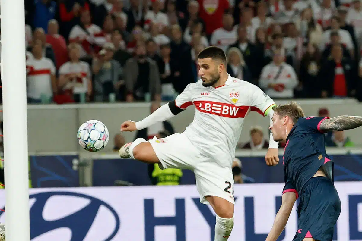 Deniz Undav / VfB Stuttgart Atletico Madrid Prognose (© HMB Media/Alamy Live News) VfB Stuttgart Atletico Madrid Tipp