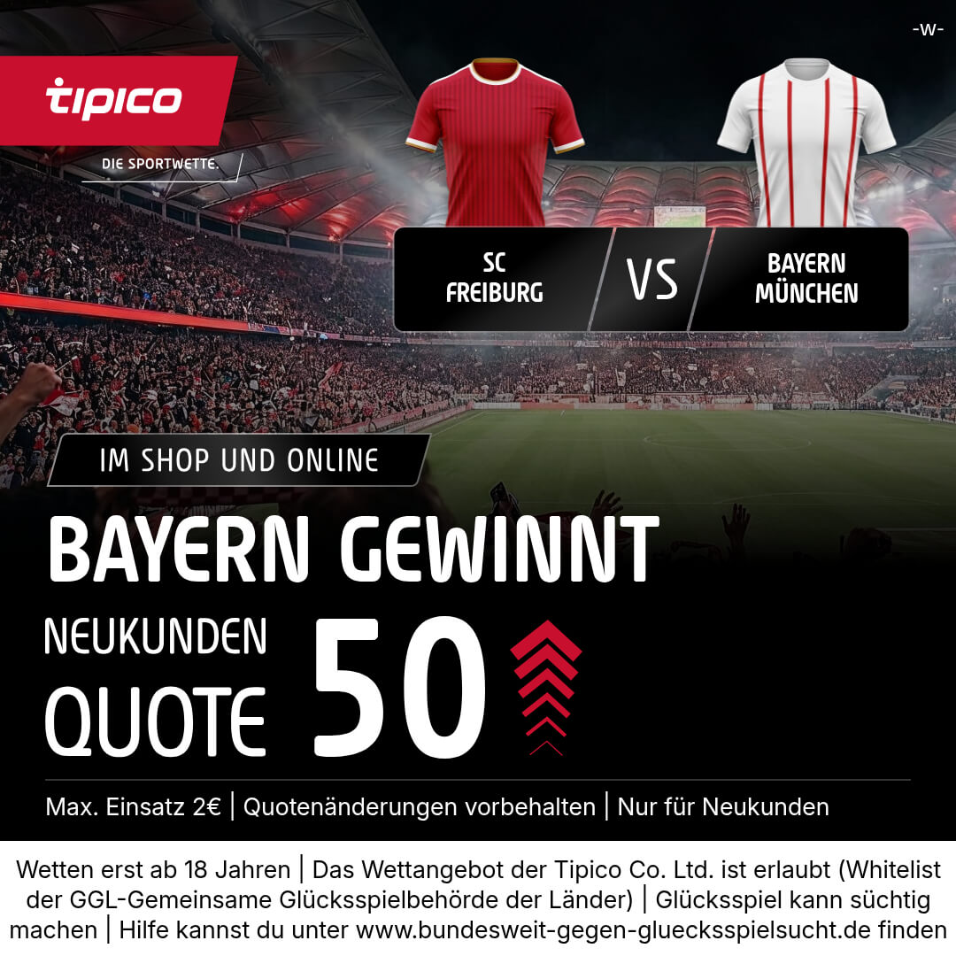 Tipico Bundesliga Quotenboost tipico bundesliga quotenboost