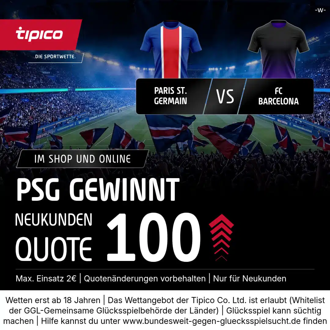 Tipico Bundesliga Quotenboost tipico champions league quotenboost