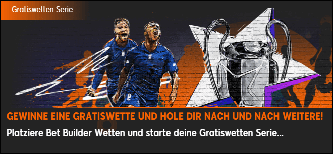 Champions League Gratiswetten bei 888