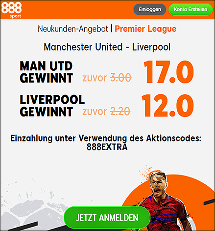 888Sport Premier League Quotenboost