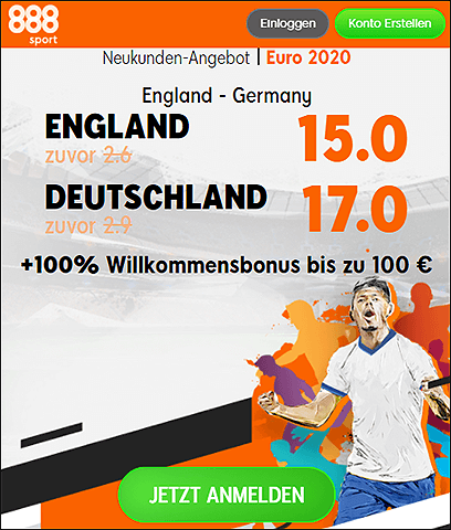 England - Deutschland Quoten