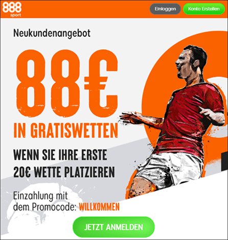 888Sport Neukundenbonus