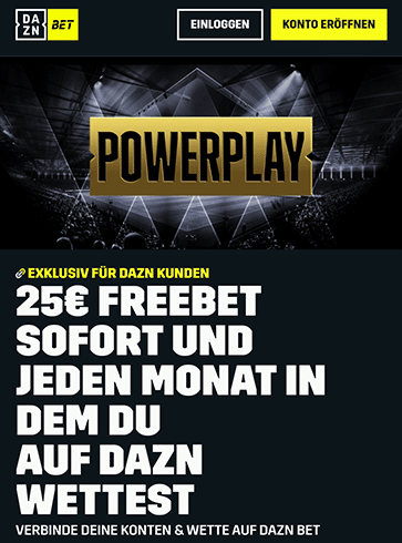 Hol dir deine DAZN Bet Freebet