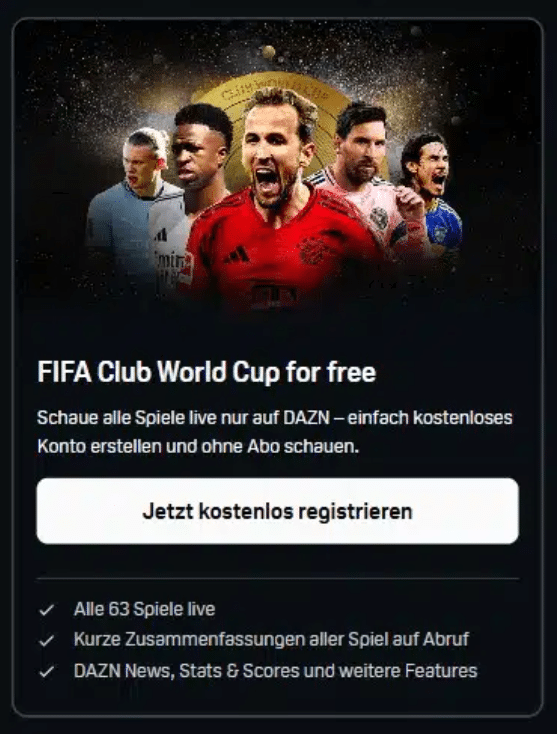 DAZN schauen - für nur 9.99 Euro im Monat