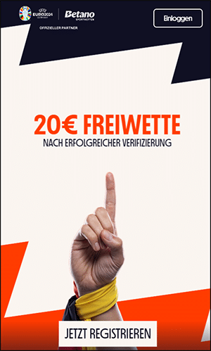 Betano: 20€ Freiwetten