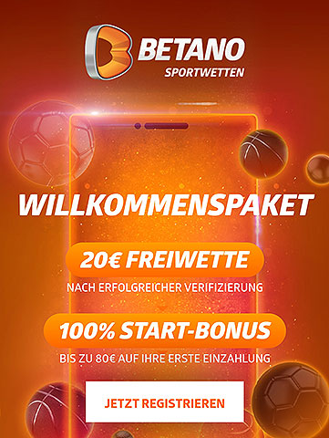 Sportwetten Bonus ohne Einzahlung bei Betano