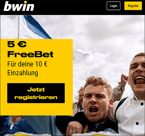 Zusätzliche 5 Euro Freebet bei Bwin