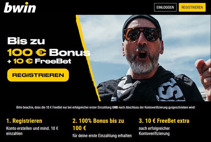 Neukundenbonus Bwin plus Freebet