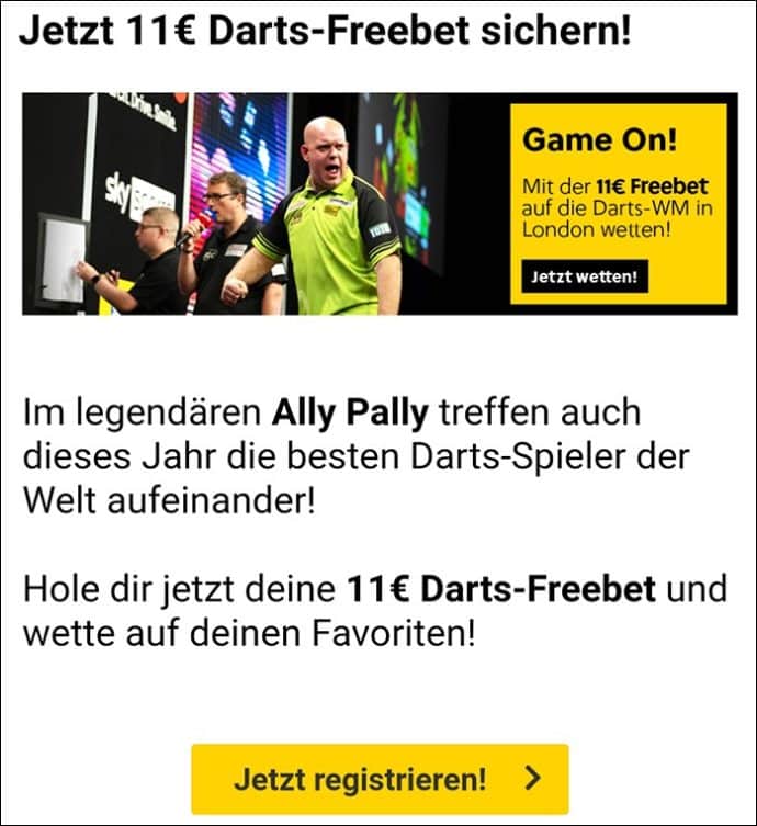 darts wm wetten