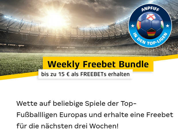 Wöchentliche Freebets von Merkur Sports