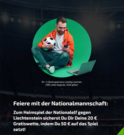 Mobilebet 20€ Gratiswette kassieren Mobilebet 20 Euro Gratiswette