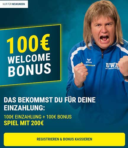 Neukundenbonus bei Sportwetten.de