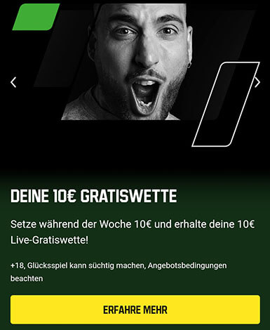 Unibet Bet Builder 10 Euro Live Gratiswette