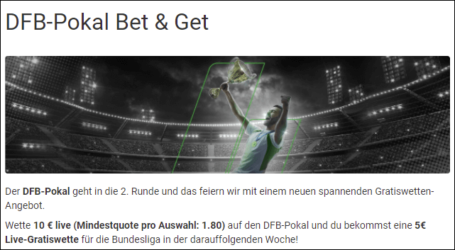 Unibet DFB Pokal Gratiswette