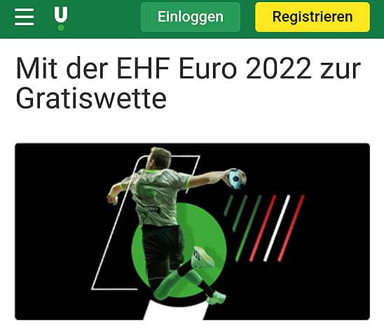 Unibet Handball EM Gratiswetten